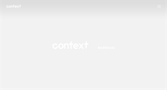 Desktop Screenshot of contextarchitects.com